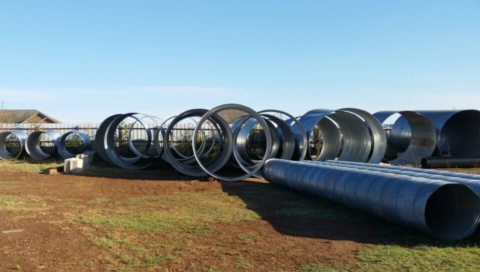 Largest inventory of steel pipes and tinhorns in Oklahoma